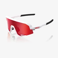 100% SLENDALE Matte White – HiPER Red Multilayer Mirror kerékpáros napszemüveg