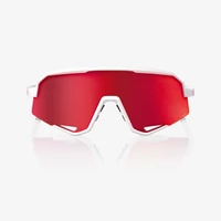 100% SLENDALE Matte White – HiPER Red Multilayer Mirror kerékpáros napszemüveg