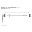 TACX GYORSZÁR ADAPTERREL 135X10MM 