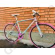 Custom Paint Single Speed turquoise-pink-gray 48cm