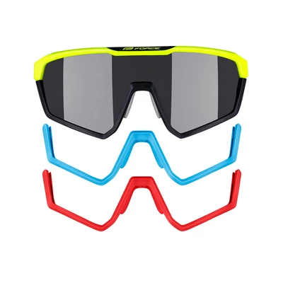 FORCE APEX kerékkpáros szemüveg fluo-black