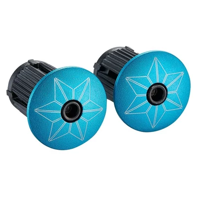 Supacaz Super Sticky Kush - Splat - Blue Refractor + Blue Plugs
