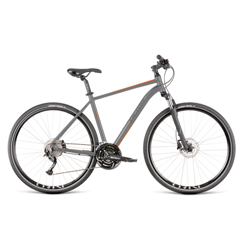 Dema Aveiro 5 Cross Trekking Kerékpár / grey-orange