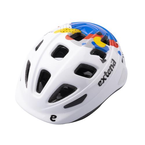 Extend COBBY fejvédő multi-white-black XS/S (48-50 cm) 