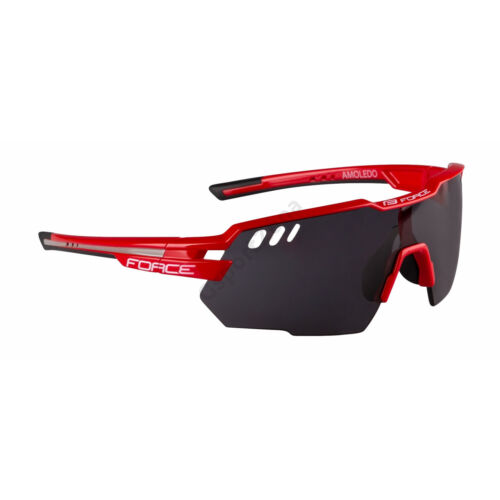 FORCE AMOLEDO kerékpáros szemüveg, fekete lencsékkel