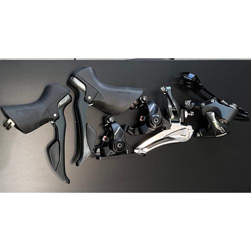 Shimano Tiagra Váltó és mechanikus tárcsafékszett(új kerékpárról bontott!)