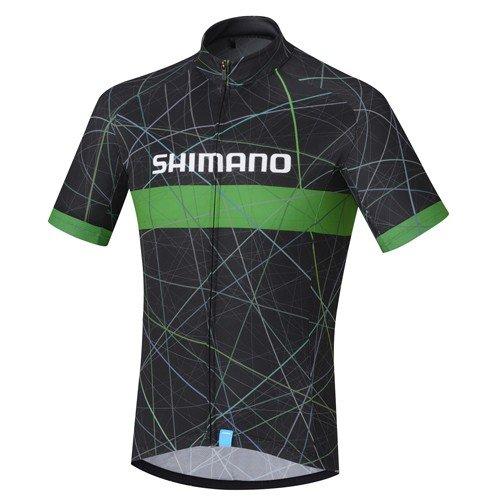 MEZ SHIMANO TEAM JERSEY FEKETE 