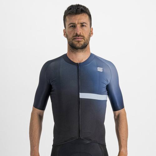 Sportful Bomber Jersey BLACK GALAXY BLUE