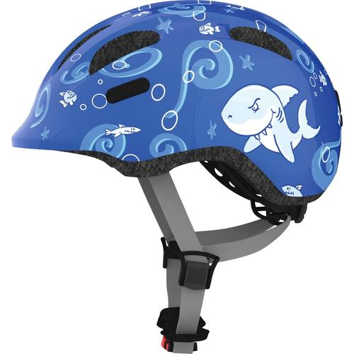 ABUS  gyerek fejvédő Smiley 2.0, In-Mold, blue sharky, S (45-50 cm)