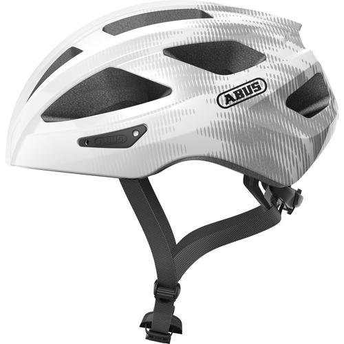ABUS Macator fejvédő white-silver / M (52-58 cm)